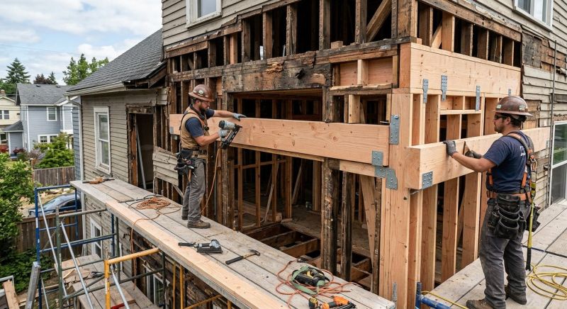 Damaged Framing Replacement in Conroe, TX