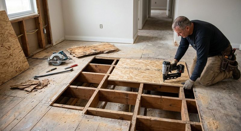 Floor Joist Repair in Conroe, TX
