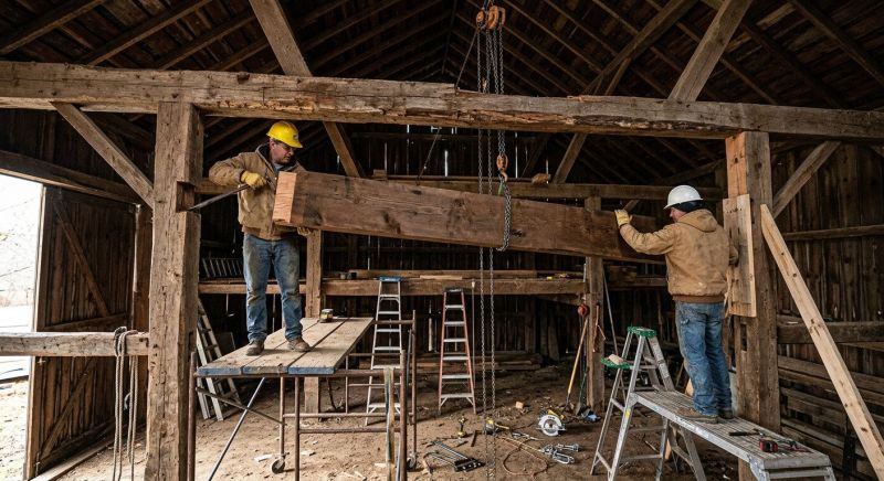 Wood Beam Repair in Wilmington, NC